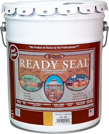 Ready Seal Light Oak 5 gallon deck and fence stain pail