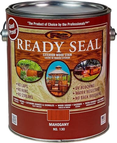 Ready Seal Mahogany 1 gallon oil-based wood stain and sealer can