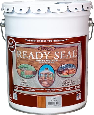 Ready Seal Pecan 5 gallon deck and fence stain pail